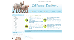Desktop Screenshot of catberry-cattery.com